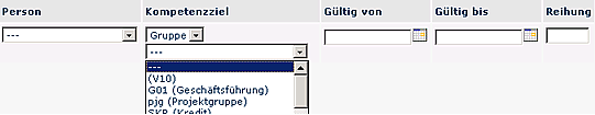 wd rolle kompetenzziel gruppe